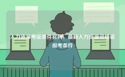人力資源考證條件官網(wǎng)，最新人力資源資格證報(bào)考條件