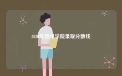 2024年貴州學(xué)院錄取分?jǐn)?shù)線