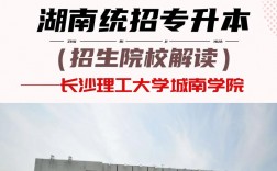 長沙理工大學專升本城南學院專升本