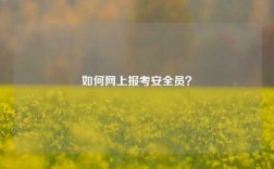 如何網上報考安全員？