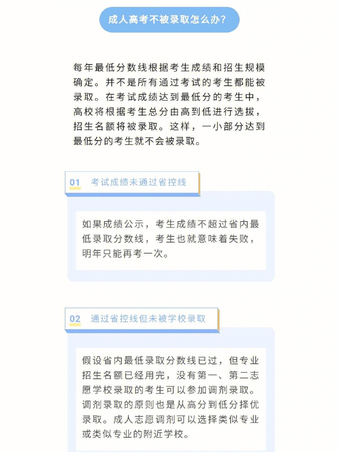 如果志愿全部不被錄取怎么辦(統(tǒng)招沒(méi)有被錄取怎么辦)-圖1