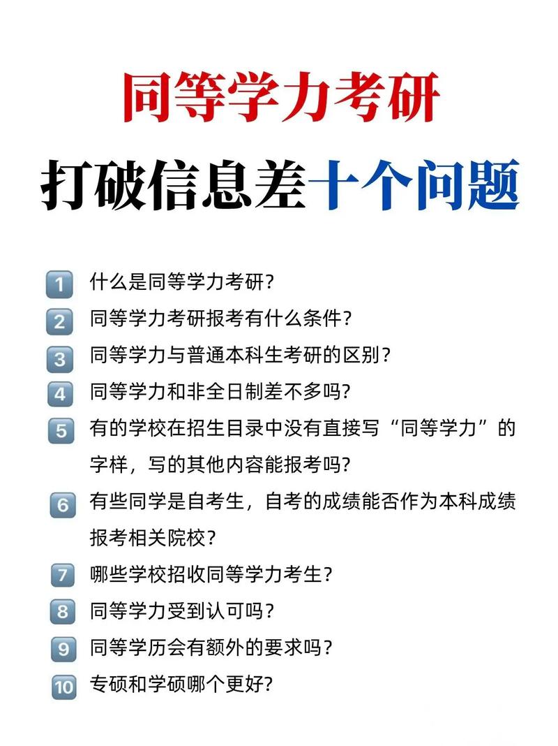 考研同等學力什么意思？-圖1