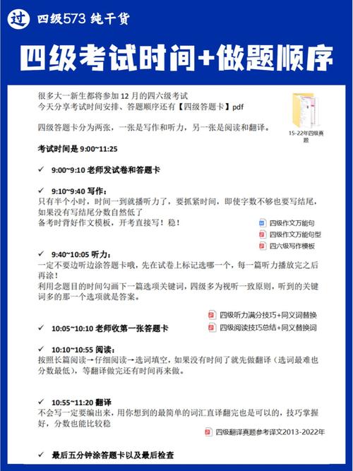 四級答題步驟及時(shí)間安排-圖1