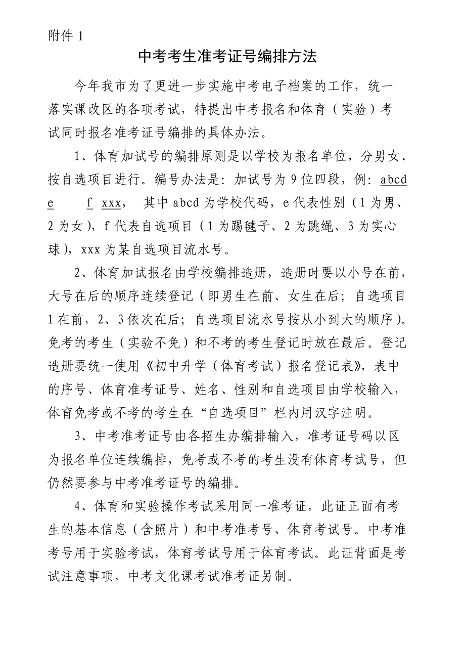 準(zhǔn)考證號怎么編排的-圖1