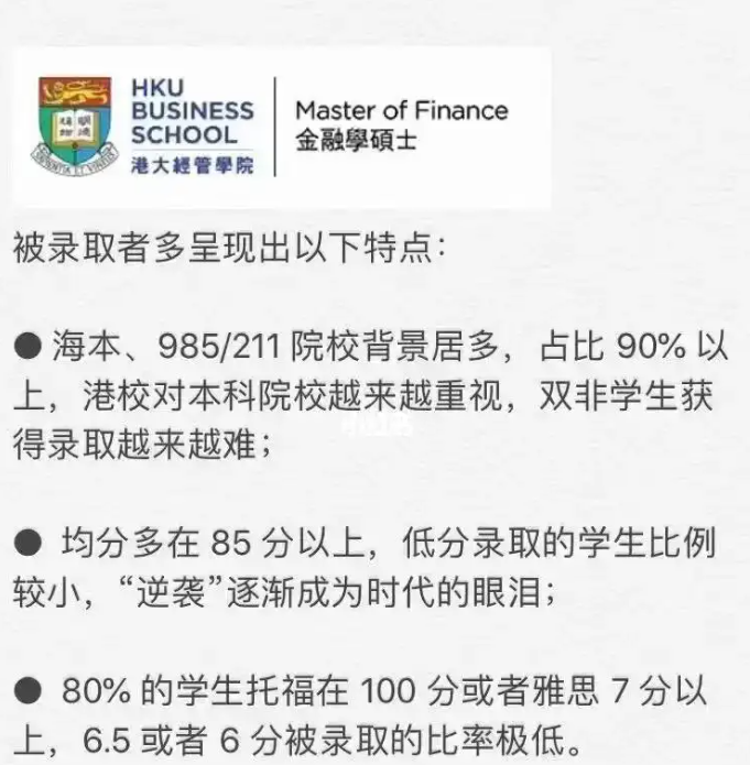 港大金融碩士課程要求是什么？高嗎？-圖1