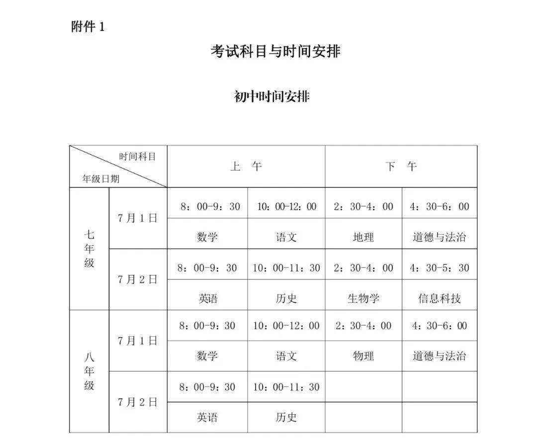 小學(xué)六年級(jí)什么時(shí)候期末考試2024-圖1