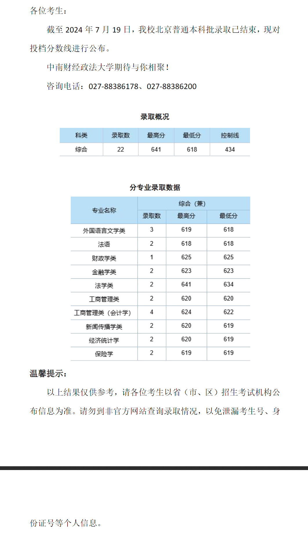 中南政法大學(xué)錄取分?jǐn)?shù)線是多少？如何準(zhǔn)備？-圖1