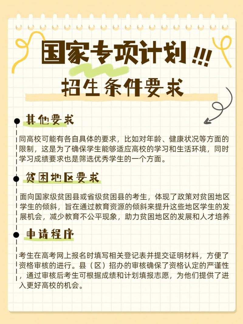 地方專項計劃招生條件要求是什么？具體情況如何？-圖1
