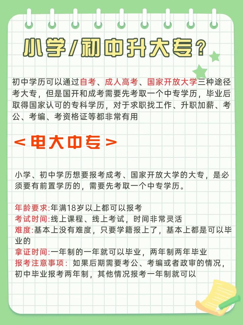 小學畢業可以自考什么學歷-圖1