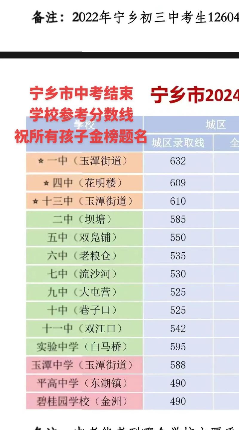 2024年寧鄉(xiāng)十三中錄取分?jǐn)?shù)線多少-圖1