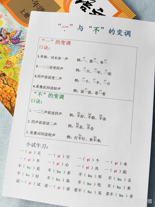 拼音變調(diào)規(guī)則口訣-圖1